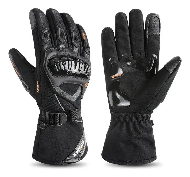 Guantes touch impermeables de moto