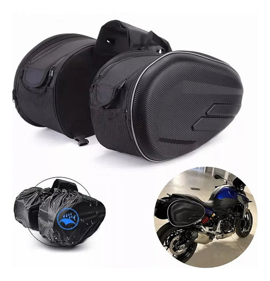 Alforjas expansibles semi rígidas para moto