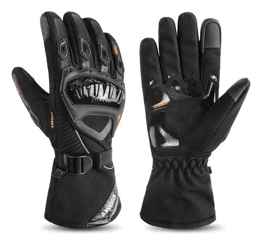 Guantes touch impermeables de moto